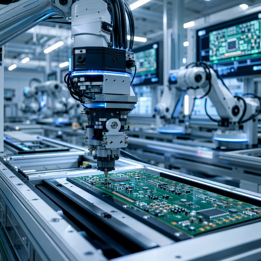 Modern SMT Factory Banner